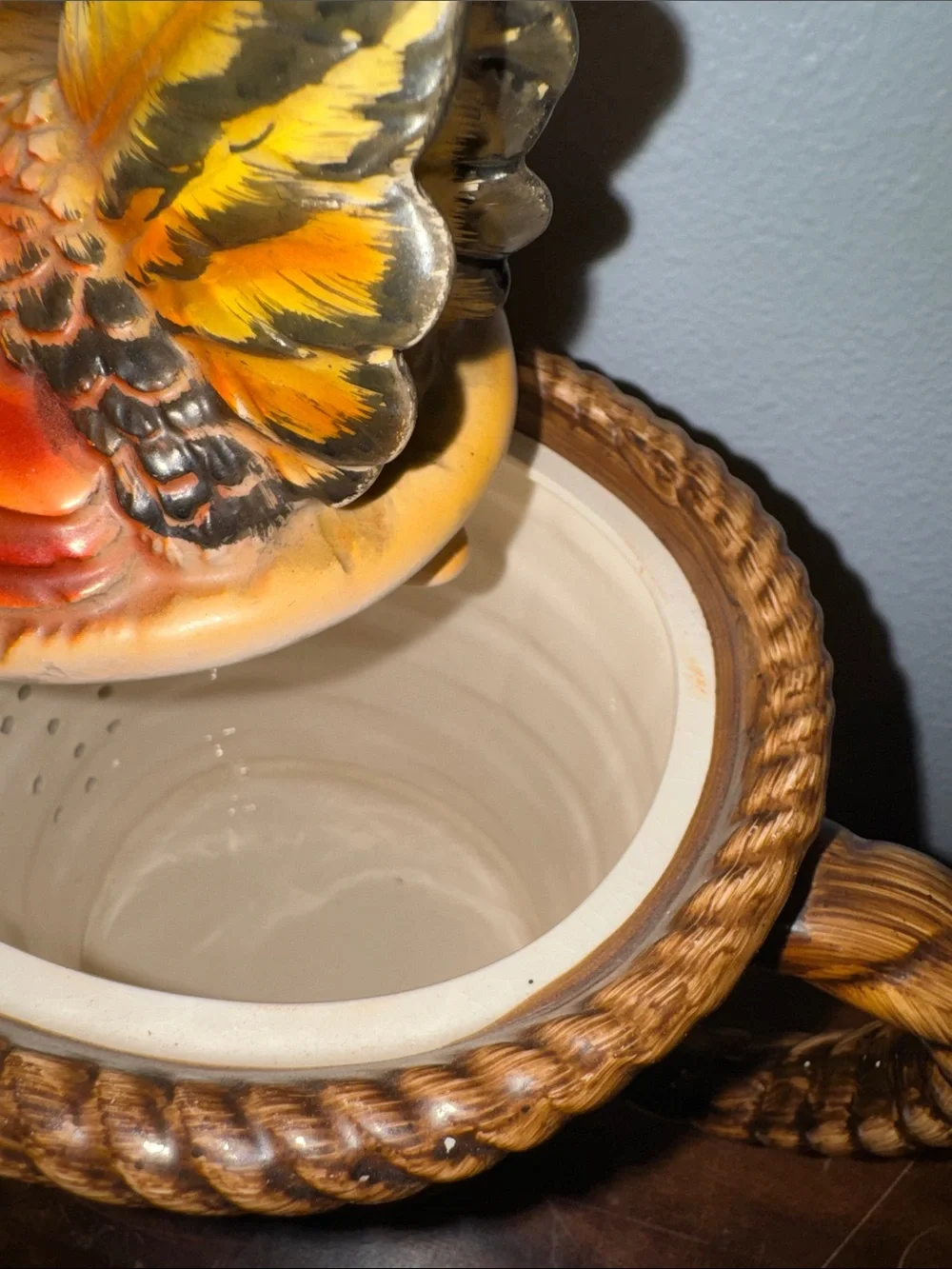 Vintage Ceramic Mid-Century Japanese Nesting Chicken Teapot No Flaws